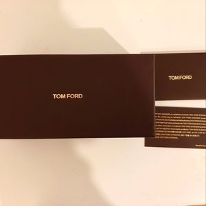 Tom ford Sunglasses box and card